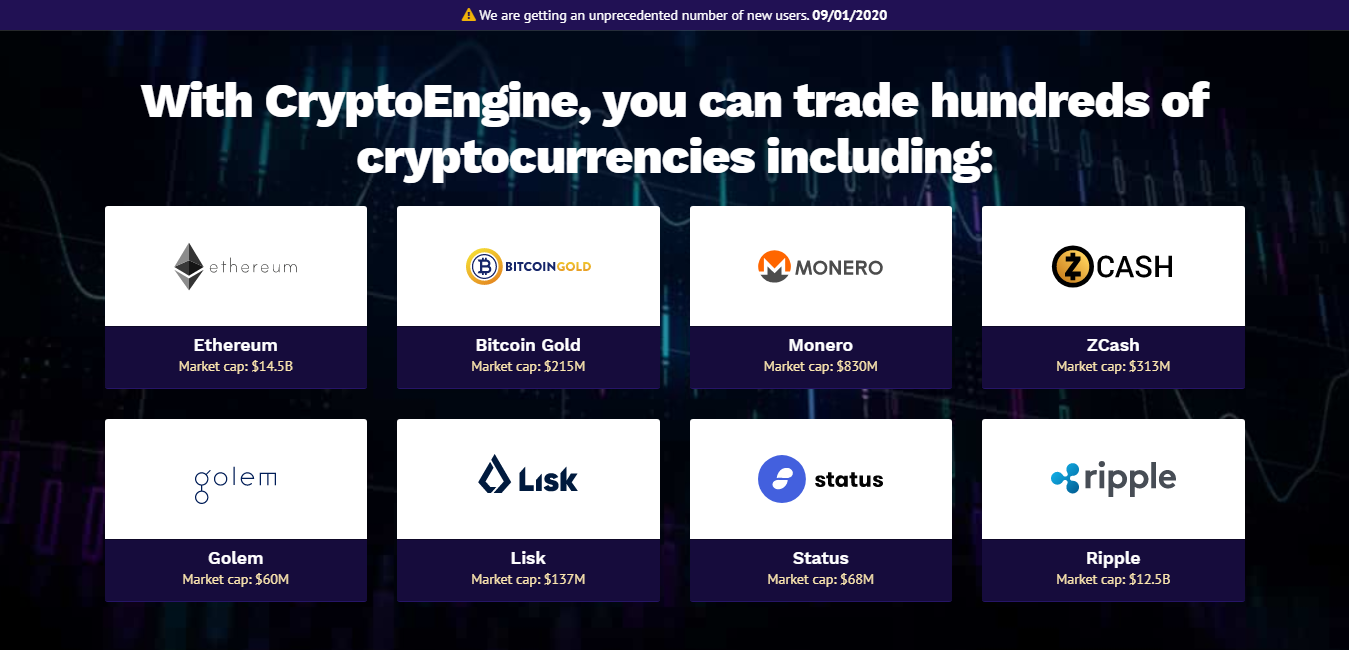 Crypto Engine Cryptocurrency Trading Robot