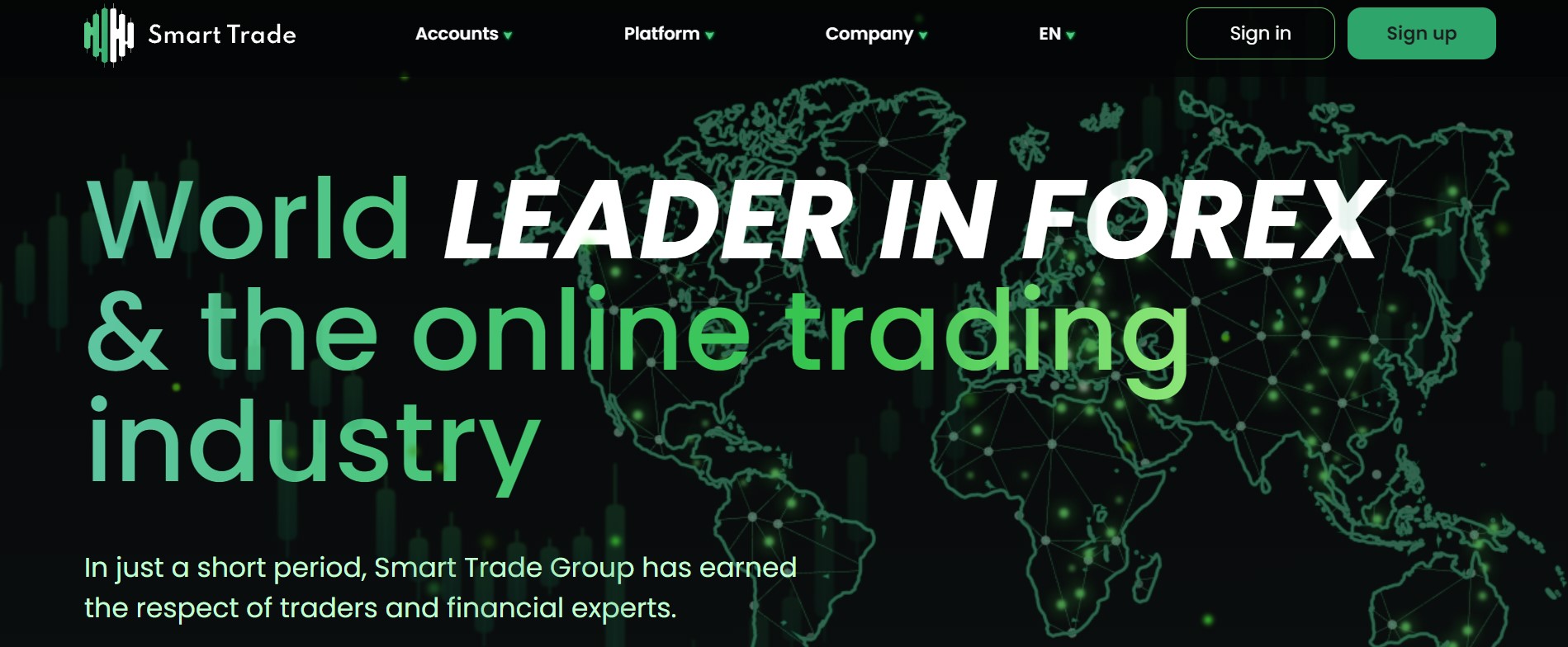 Smart Trade Group website