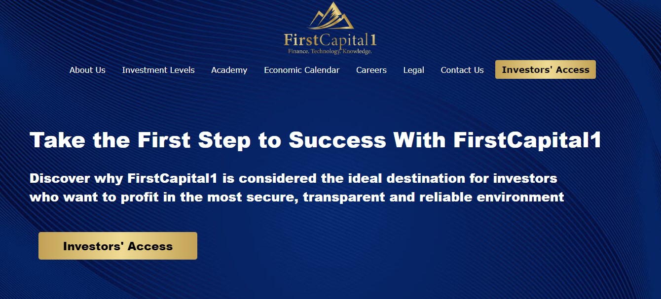 First Capital1 website