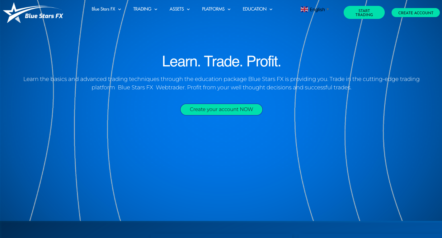 Blue Stars FX trading platform